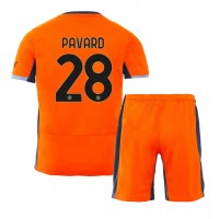 Echipament fotbal Inter Milan Benjamin Pavard #28 Tricou Treilea 2023-24 pentru copii maneca scurta (+ Pantaloni scurti)